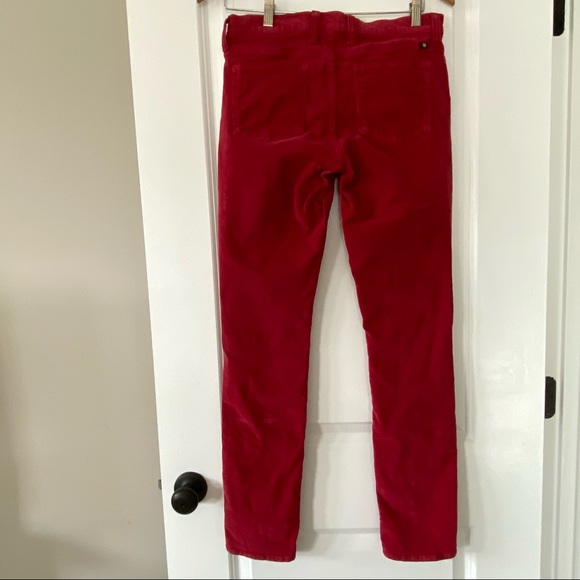 Lucky Brand Corduroy Size 6/28 Brick Red Skinny Jeans w MEASUREMENTS - Picture 8 of 10